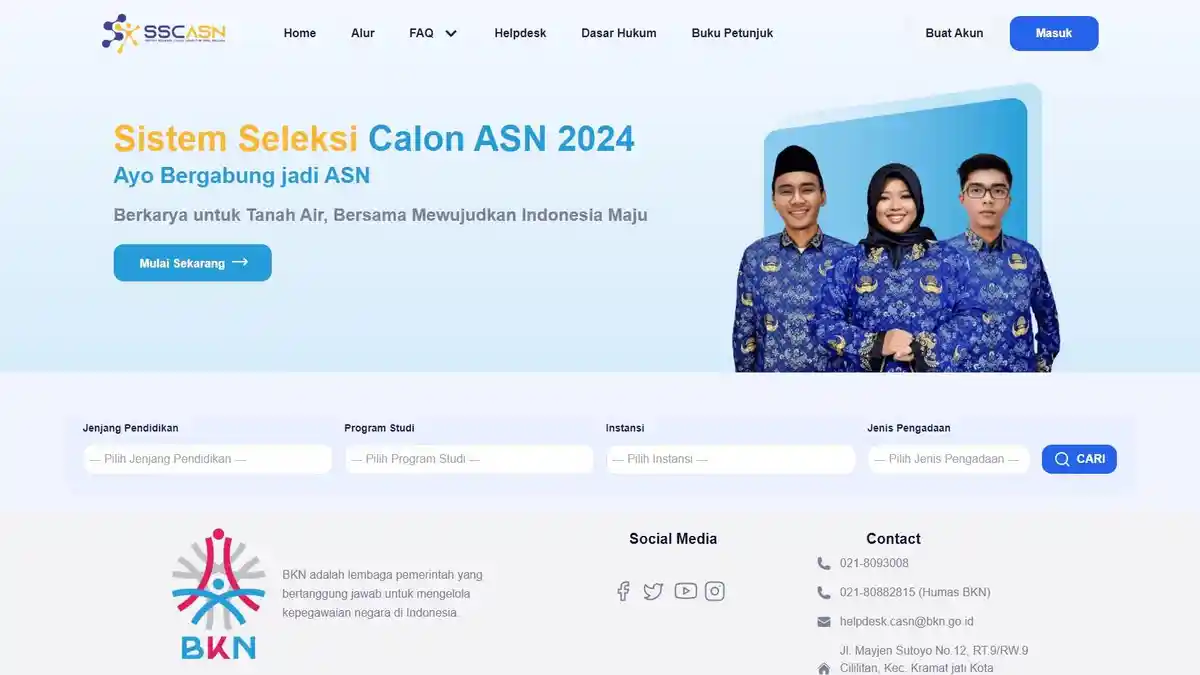 Link Contoh Surat Lamaran CPNS 2024 Formasi Kemendikbudristek