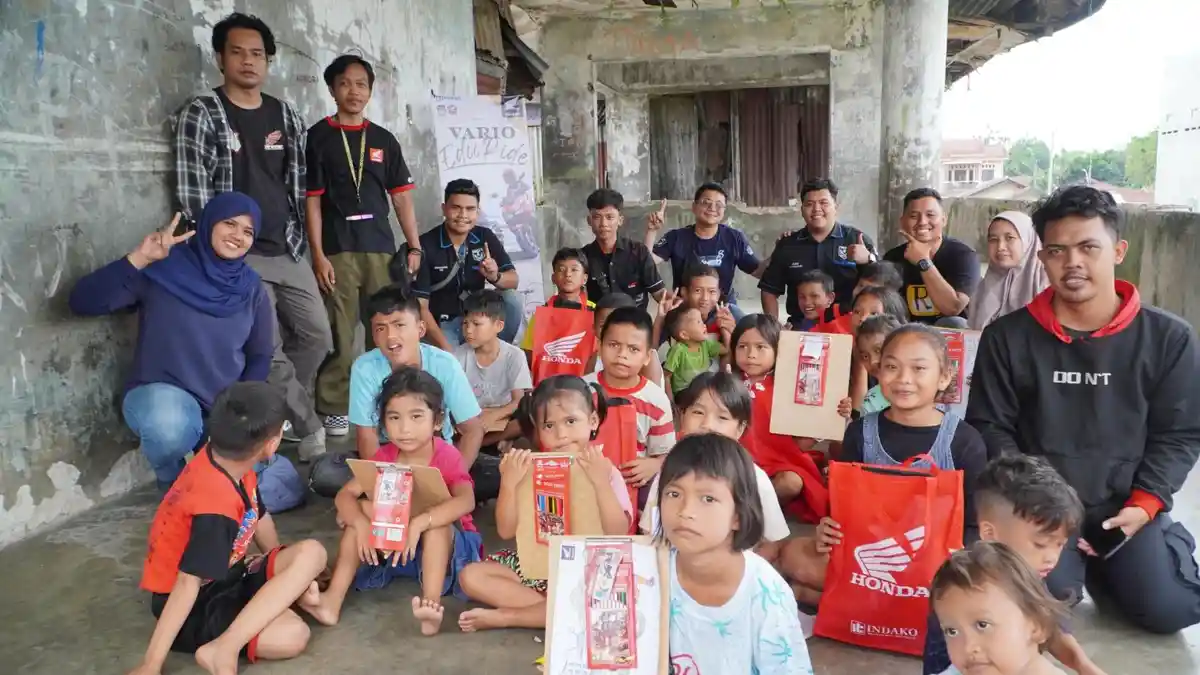 Vario Eduride, Kontribusi Nyata Biker Honda terhadap Pendidikan Anak Kurang Mampu