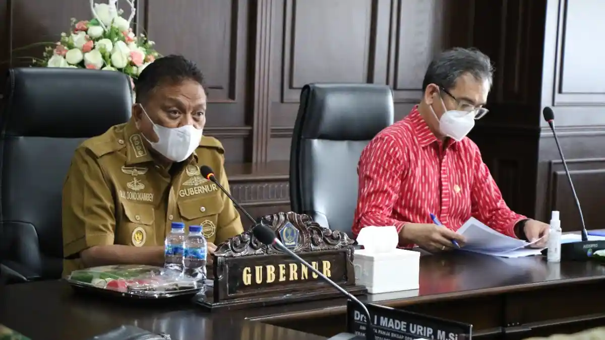 Gubernur Olly Dondokambey Rapat Bersama Panja BKSAP DPR RI, Beber Kesiapan DPSP Likupang