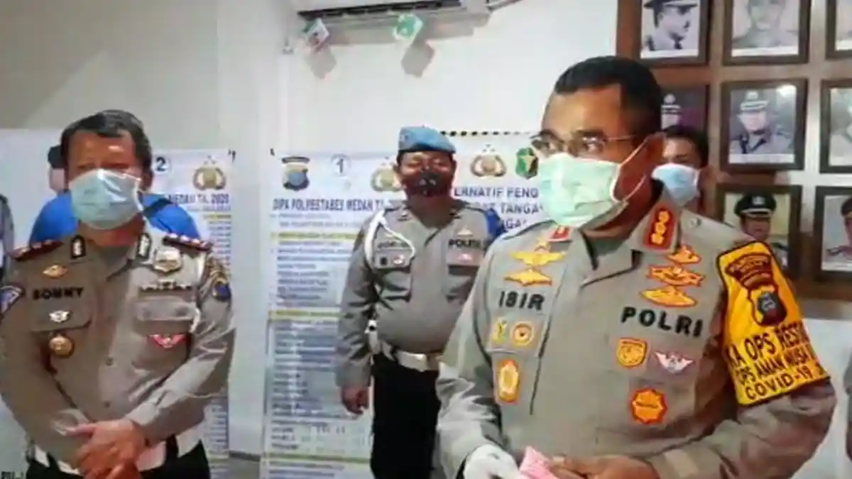 Anak Buahnya Ludahi Pengendara, Kapolresta Medan Usulkan Oknum Polisi Dibuang ke Luar Daerah