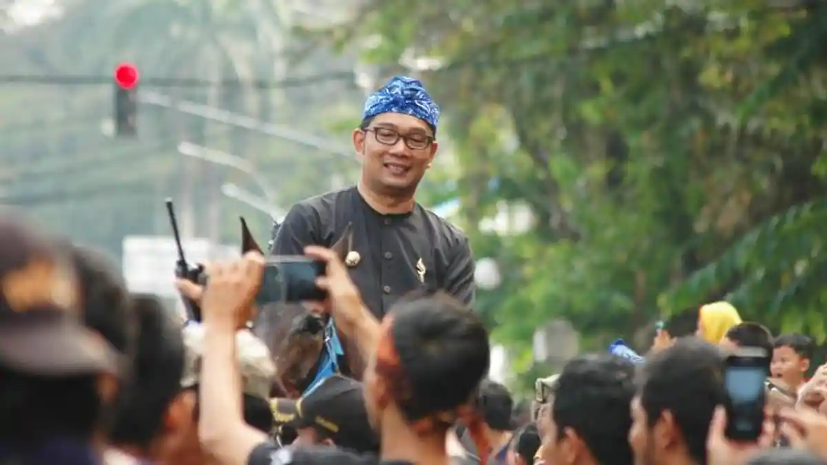 Momen Ridwan Kamil Dipanggil 'Kang Gubernur'