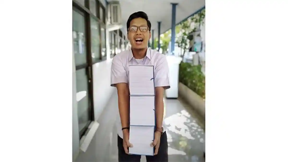 Tulis Skripsi 3.045 Halaman dalam 3 Minggu, Mahasiswa ITS Viral di Media Sosial