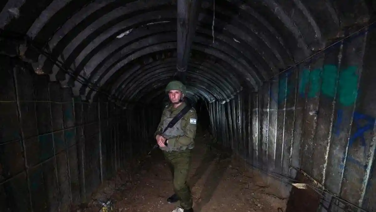 Israel Rilis Video Terowongan Besar Hamas, Diklaim Ditemukan 5 Sandera Israel Tewas