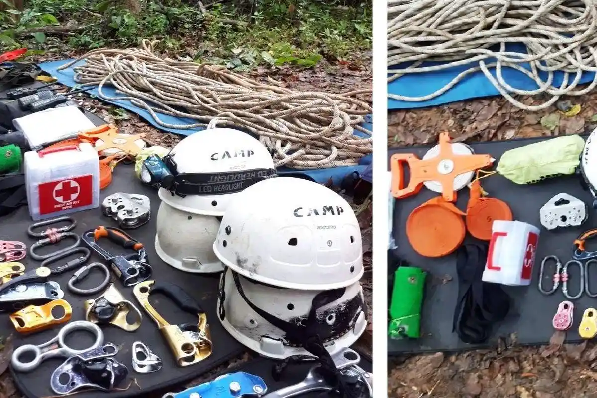 Atlet Ekspedisi Nusantara Mapala 09 FT Unhas Simulasi di Gua Dinosaurus, Lihat Ini - susur-gua-2_20171116_020620.jpg