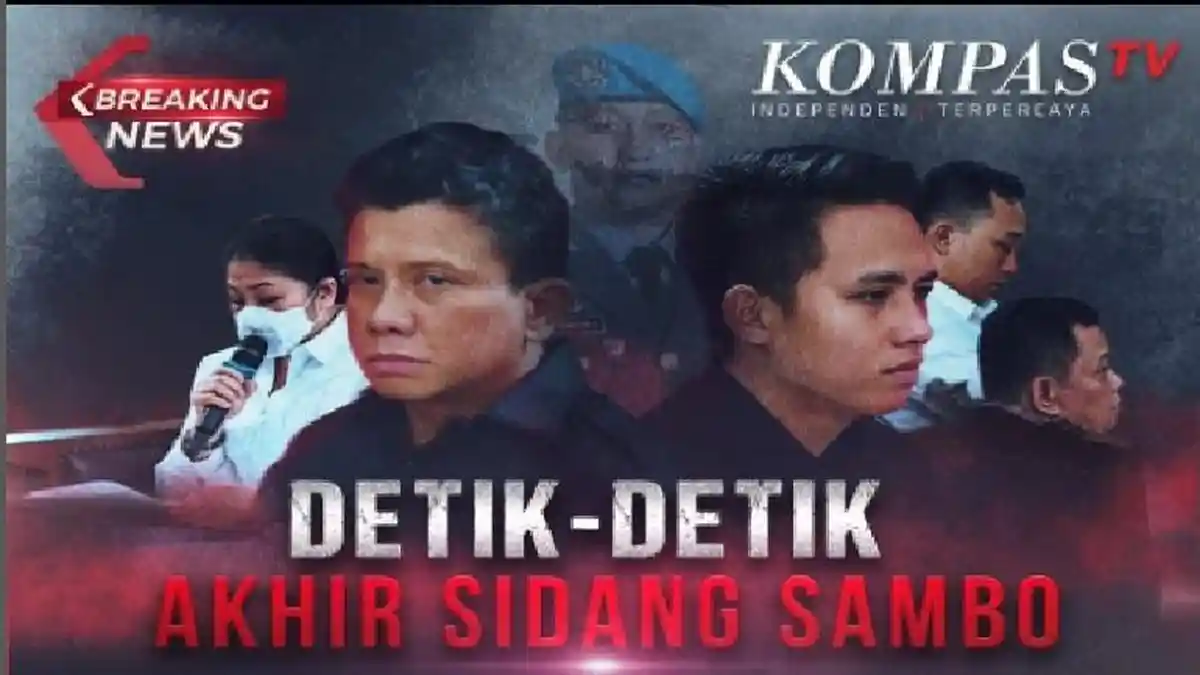 Live Streaming Kompas TV Sidang Sambo, Vonis Ricky Rizal Wibowo dan Kuat Maruf