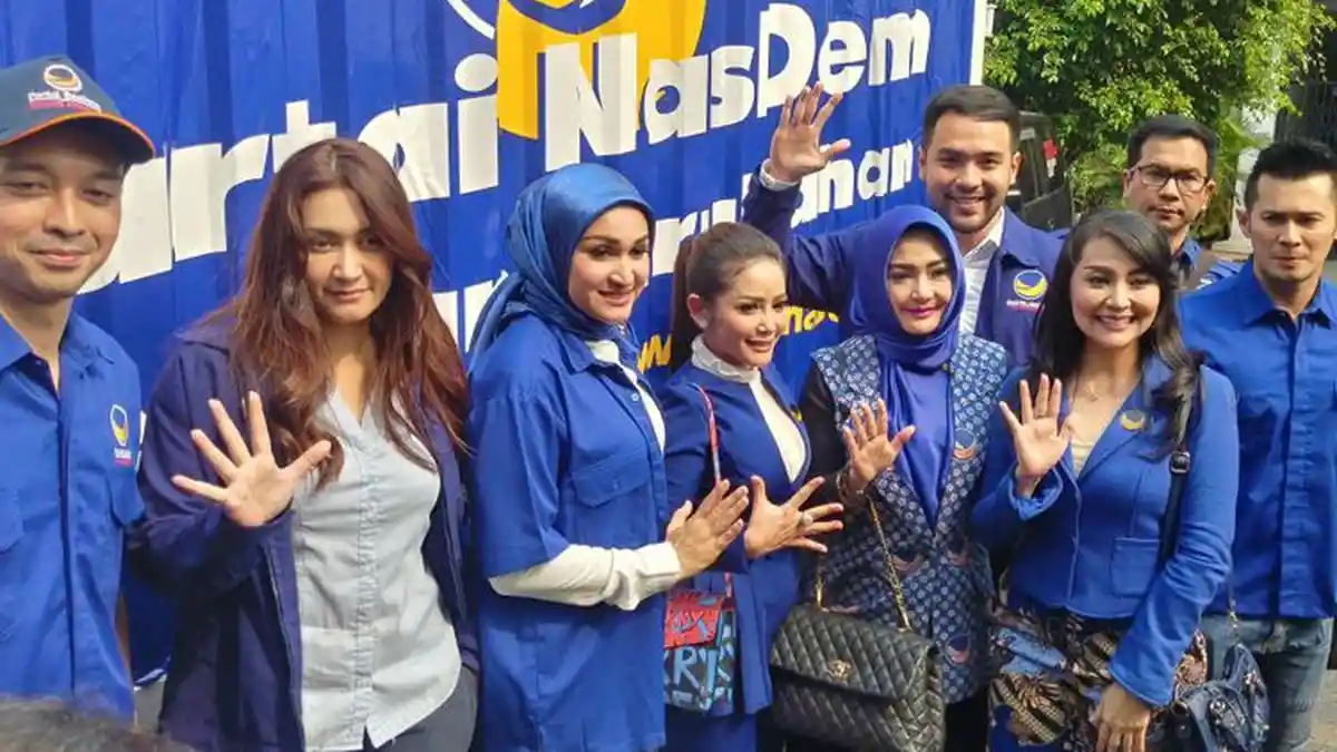 Tiga Caleg Artis dari Partai Nasdem Ini Diprediksi Dapat Kursi di DPR RI