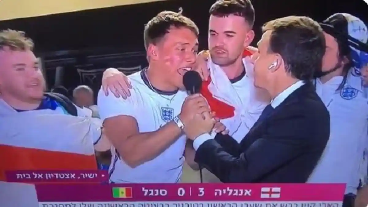 Viral Suporter Inggris Teriak Bebaskan Palestina di Depan Reporter ...