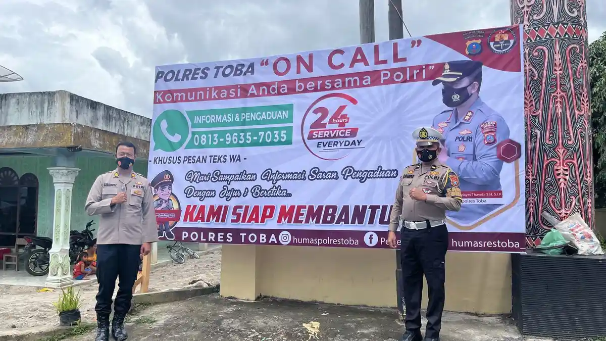 Tingkatkan Pelayanan, Polres Toba Layanan Whatsapp