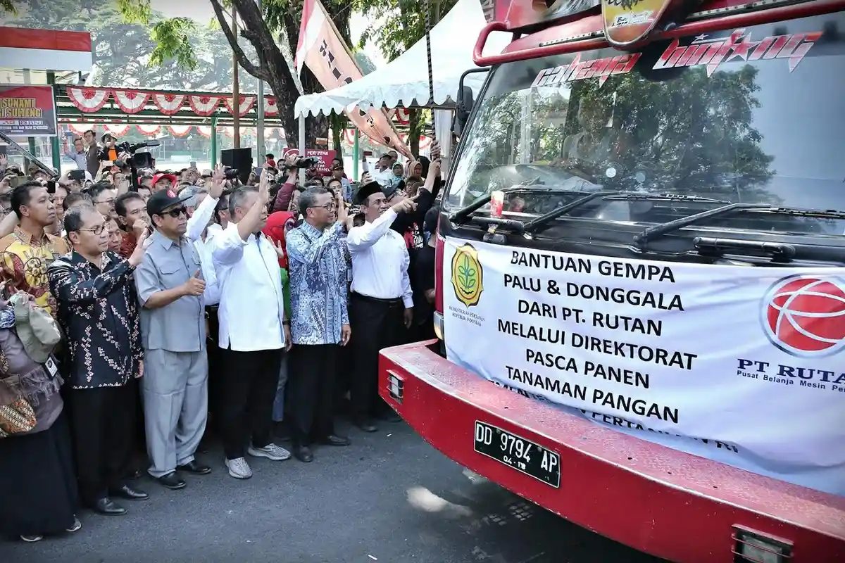 Kementan, Pemprov Sulsel, dan Pemkot Kolaborasi Bantu Korban Gempa-Tsunami di Palu
