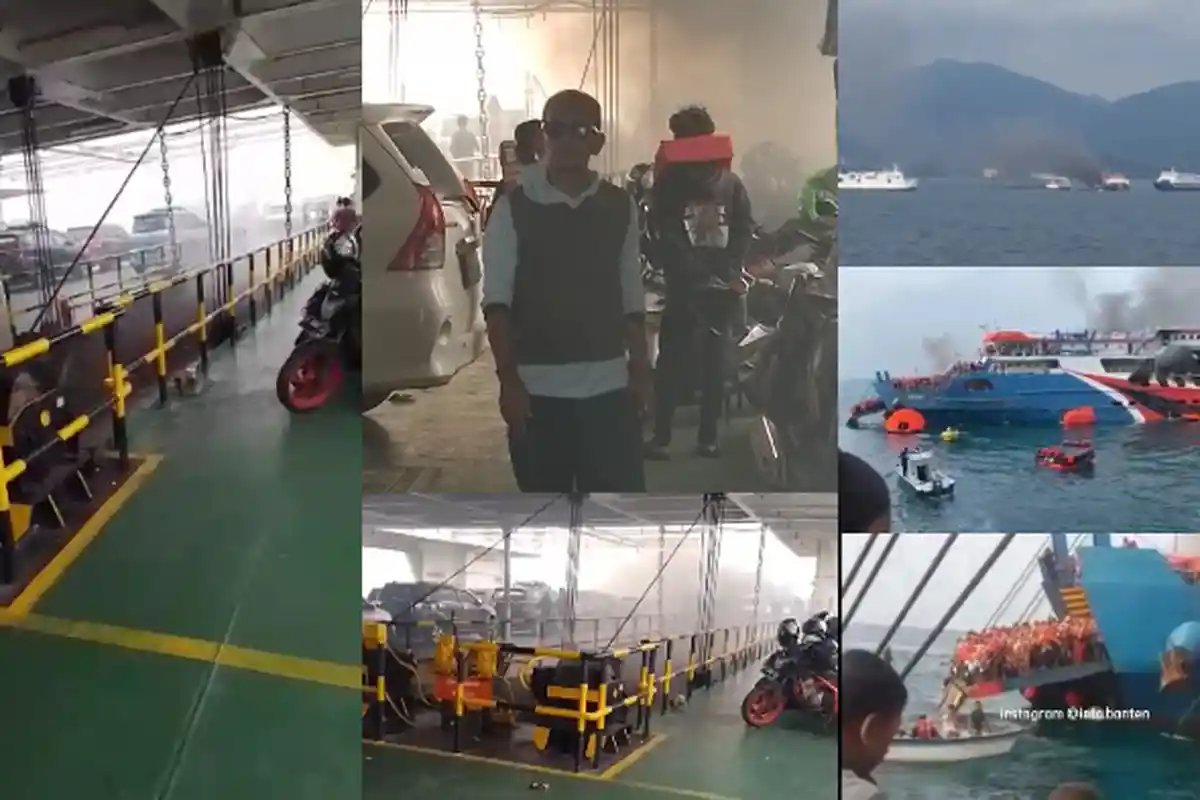 TERUNGKAP Sumber Api yang Membakar Kapal Ferry KMP Royce 1, Bermula dari Mobil Bus Berplat Merah