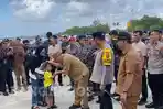 KRI Semarang 594 Tiba di Belinyu, 1.239 Pemudik Disambut Gubernur Babel: Selamat Datang Seperadik