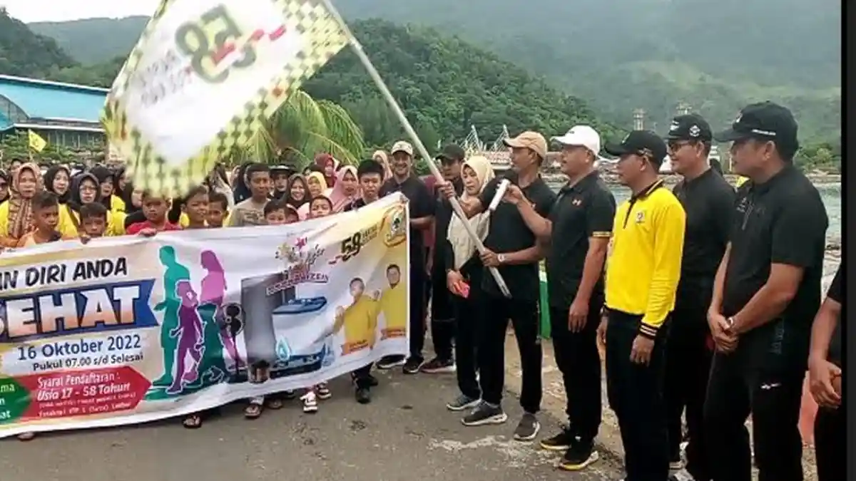 DPD II Golkar Aceh Selatan Gelar Jalan Sehat Semarakkan HUT Ke-58 Golkar