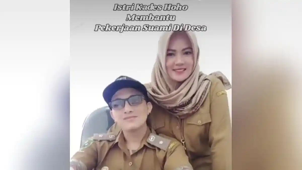 Sosok Erna Istri Hoho Alkaf si Kades Purwasaba 'Bertato' Viral