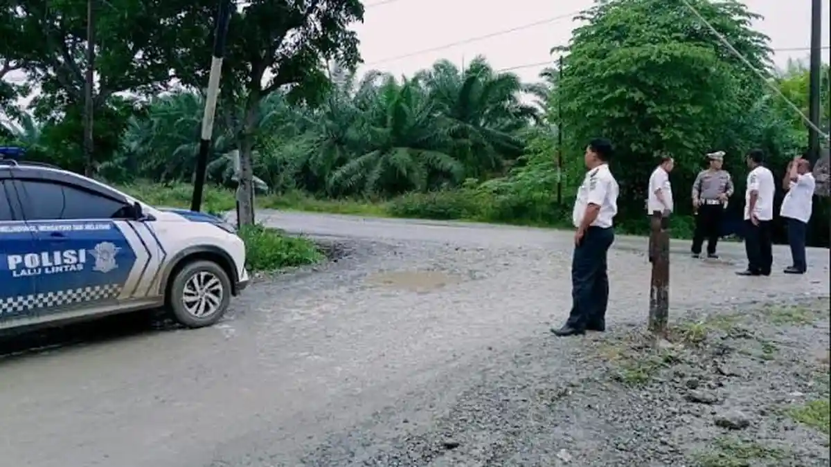 Sat Lantas Polres Langkat Cek Jalur Rekayasa Lalulintas jelang Nataru 2024
