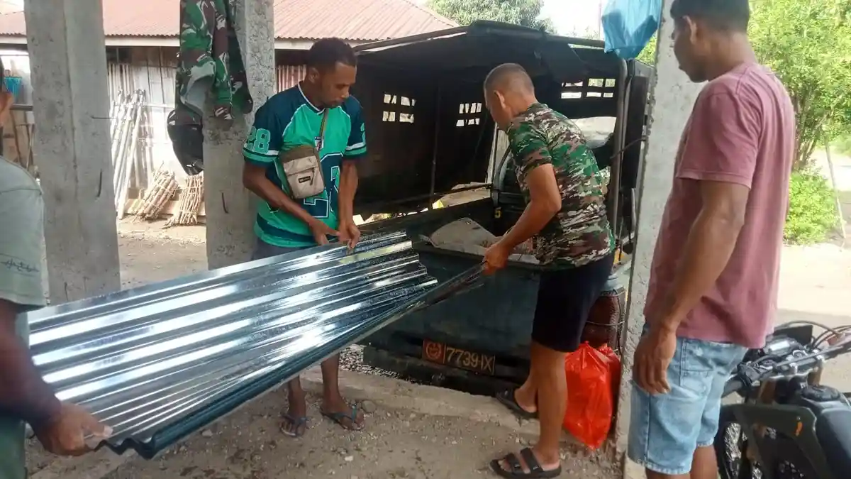 Satgas TMMD 2026 Bangun MCK di Desa Aelipo Ende NTT