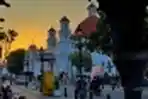 Senja Selimuti Kota Lama Semarang