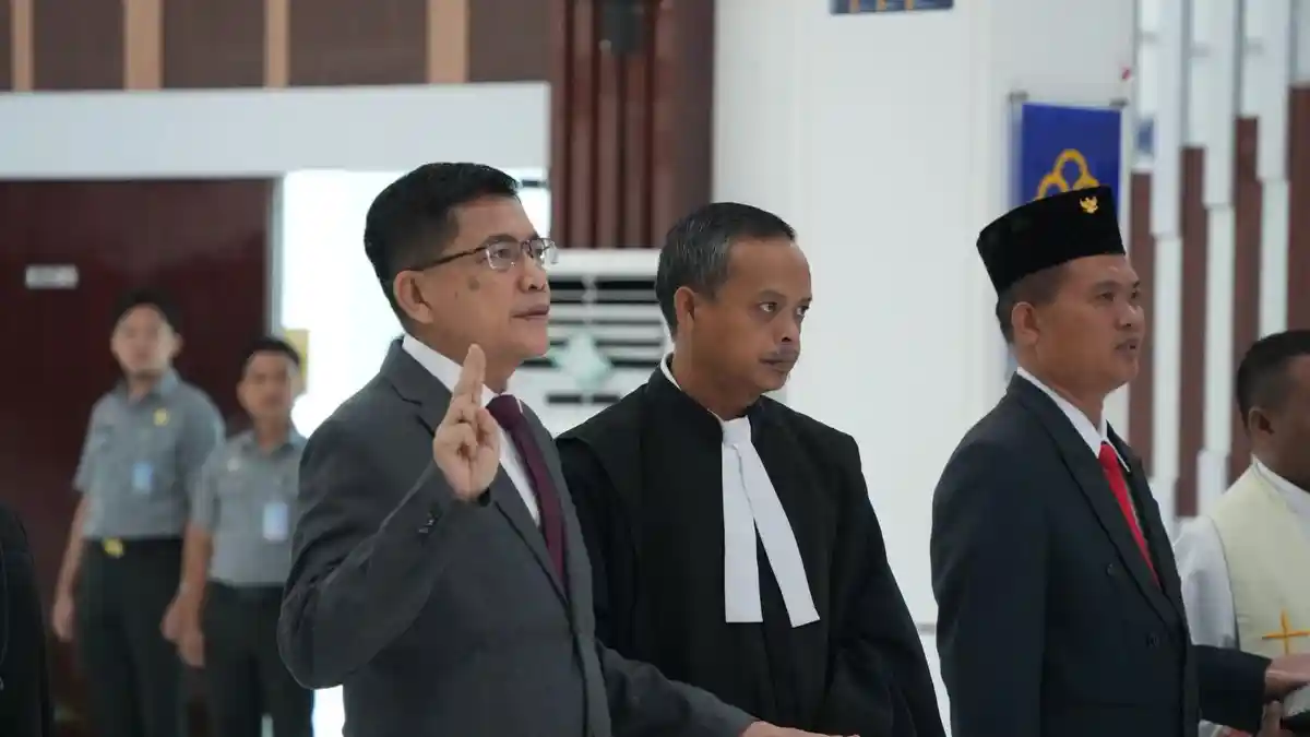 Lantik 7 Pejabat, Kakanwil Kemenkum Sumut Tuntut Integritas Hukum