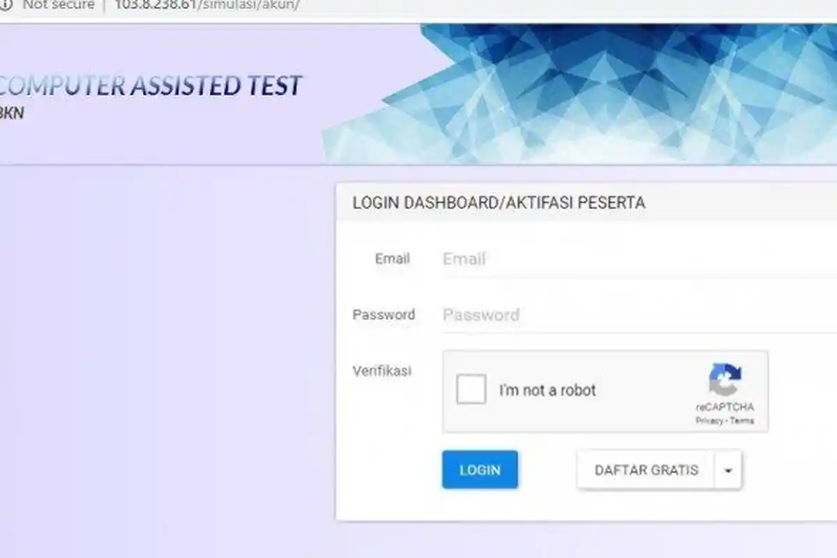 Pendaftaran CPNS 2019, Begini Cara Mengikuti Simulasi CAT dari BKN