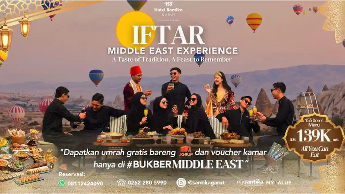 Rayakan Momen Buka Puasa yang Berkesan di Hotel Santika Garut dengan Tema Middle East