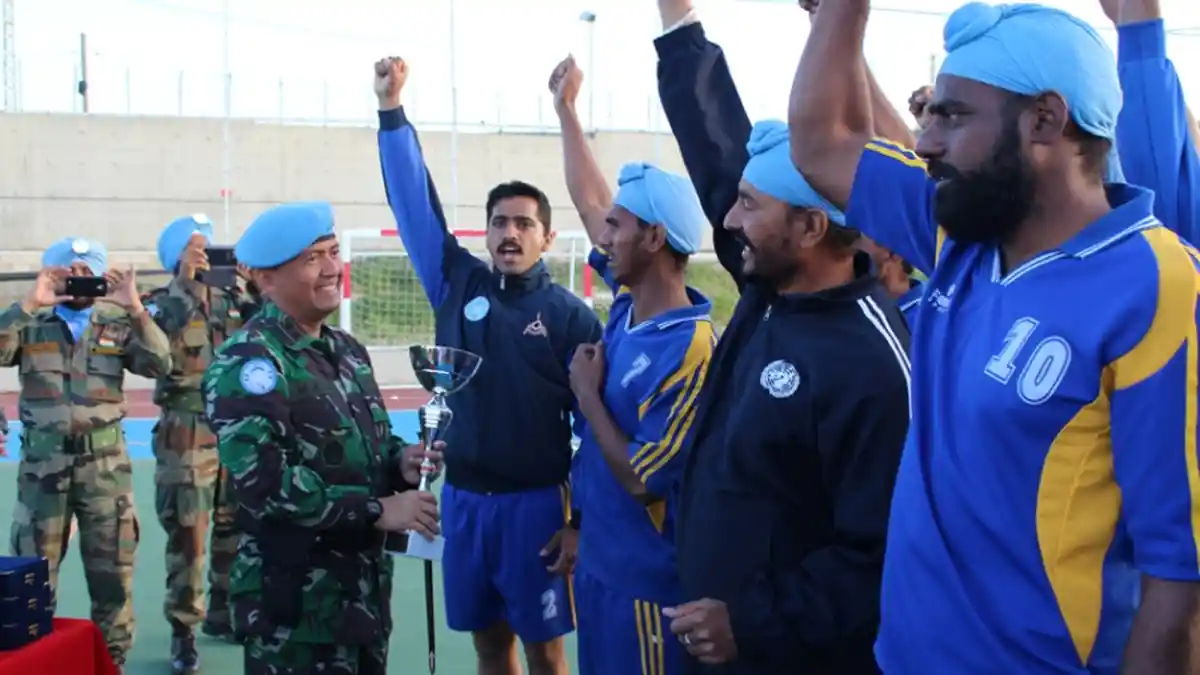 Dansatgas Indobatt Tutup Kompetisi Handball UNIFIL