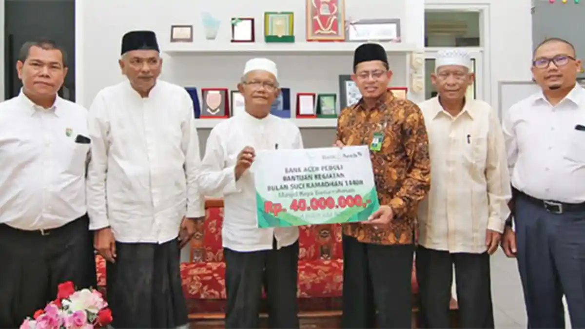 Bank Aceh Rutin Salurkan Dana CSR