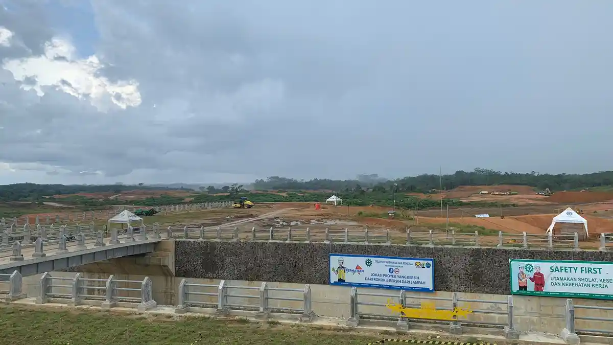 Progres Bangunan Fisik Bendungan IKN Sepaku Semoi Capai 83 persen, Target Pengisian Pada Juni 2023