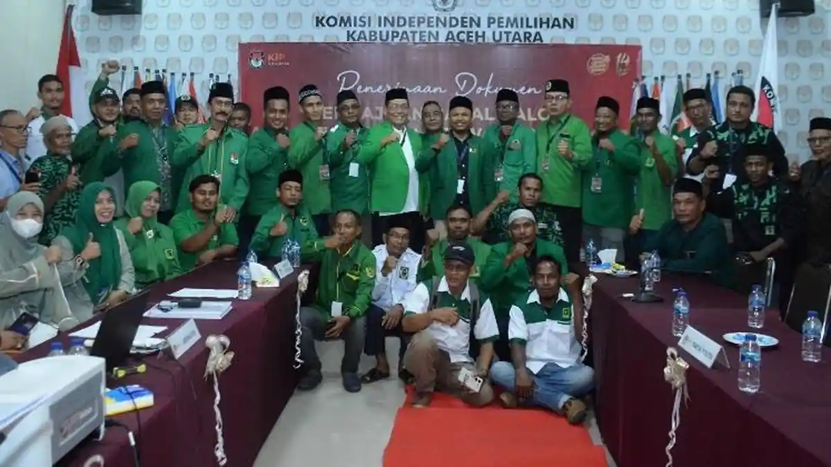 PPP Aceh Utara Daftar 45 Bacaleg, Termasuk 3 Petahana, Target Raih Sembilan Kursi DPRK