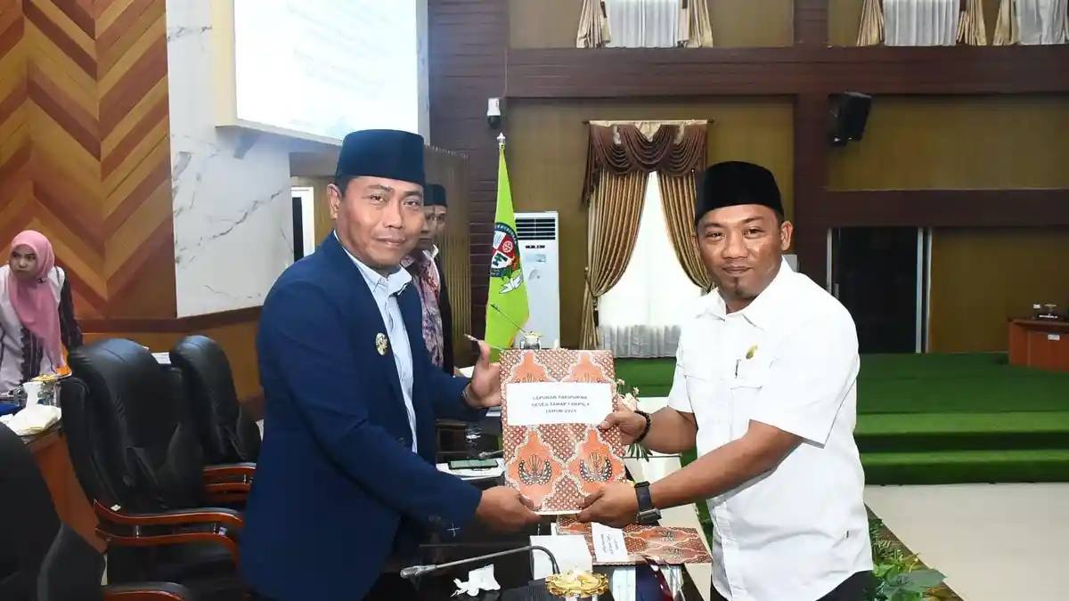 Wabup Deliserdang Serahkan LKPj Bupati Tahun 2024
