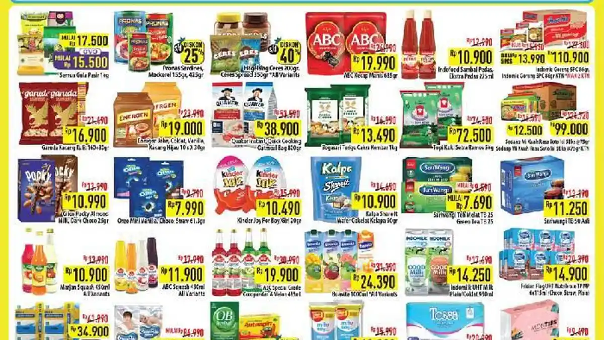 Promo KJSM 22-23 Januari 2025 di Hypermart dan Superindo, Mie Goreng Instan 1 Dus Harga Diskon