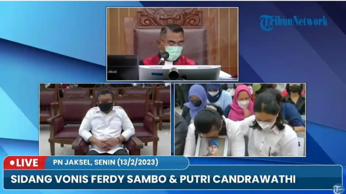Hasil Sidang Vonis Ferdy Sambo dan Putri Candrawathi Hari ini, Majelis Hakim Ungkap Motif Sebenarnya
