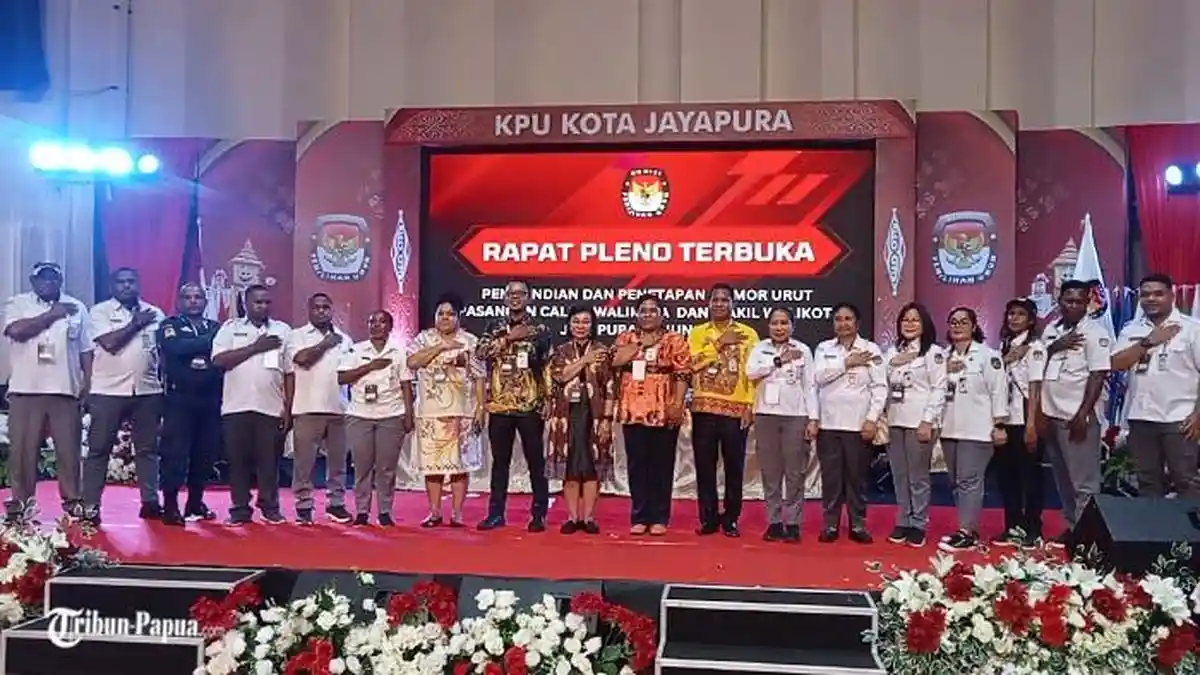Nomor Urut Calon Wali Kota Jayapura: Frans Pekey, Jhony Banua Rouw, Boy ...
