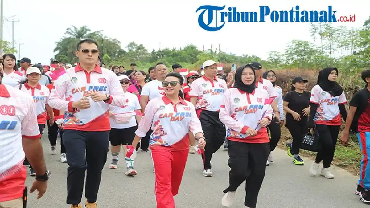 Pemda Landak Sukses Launching CFD, Karolin Kaget Ribuan Warga Hadir