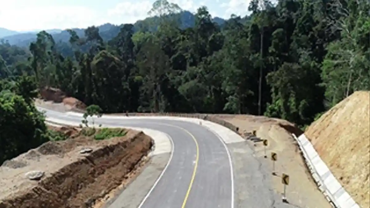 48 Kilometer Akses Perbatasan Kaltara Sudah Beraspal Mulus