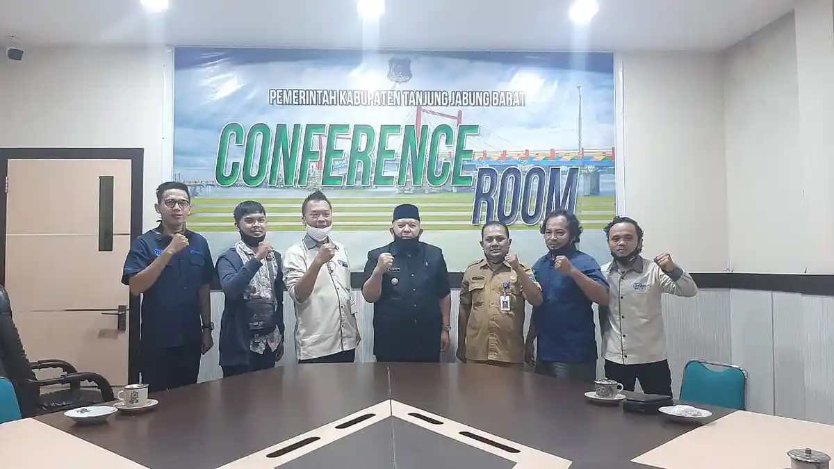 Awak Tribun Jambi Silaturahmi ke Pemkab Tanjabbar