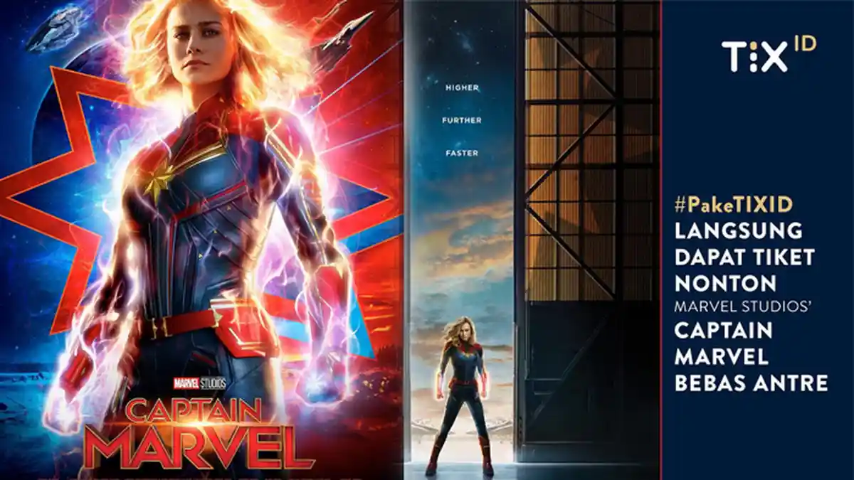 Film Captain Marvel Tayang Perdana Hari ini, Dapatkan Diskon Tiket 50 Persen dari TIX, Ini Syaratnya