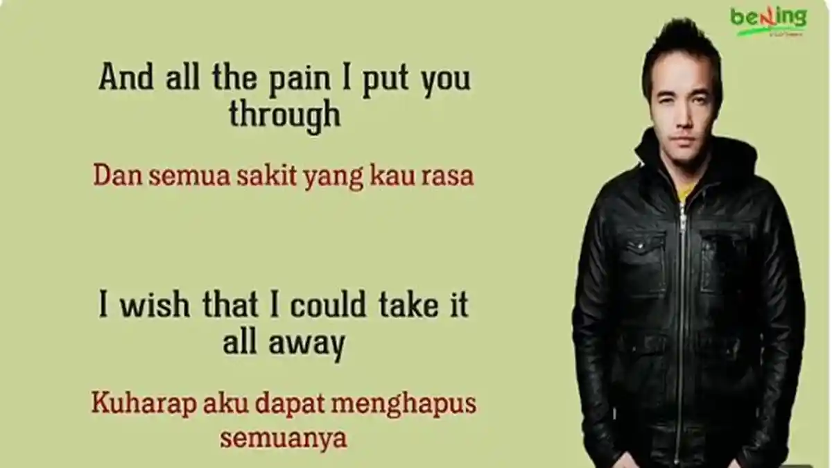 Translate Lirik Lagu The Reason - Hoobastank: A Reason To Start Over New, And The Reason Is You