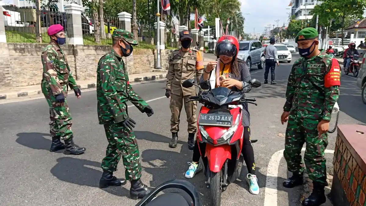 Guna Memutus Rantai Penularan, Satgas Covid 19 Gencar Patroli Protokol Kesehatan