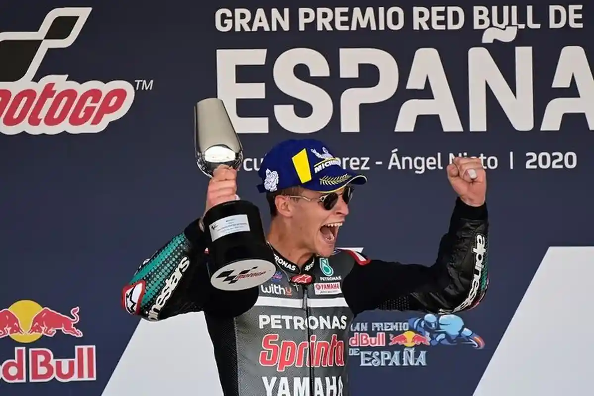Klasemen Sementara Usai MotoGP Spanyol 2020, Fabio Quartararo Teratas, Marquez dan Rossi Nol Poin