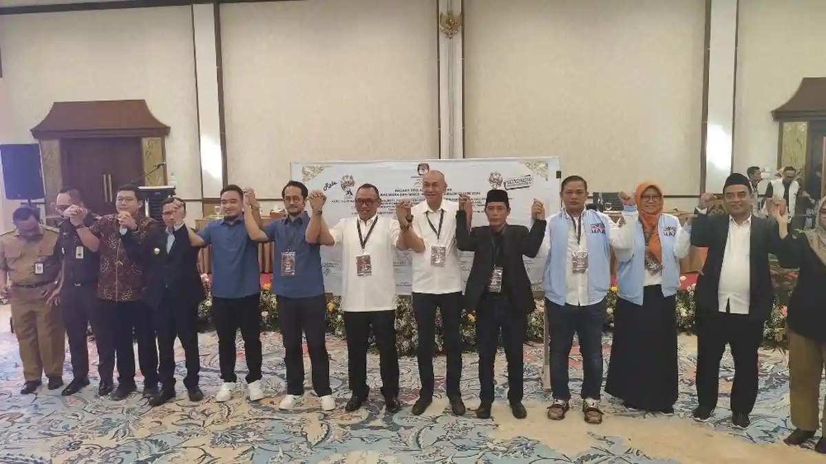 KPU Cilegon Ajak Seluruh Paslon Komitmen Laksanakan Pilkada Damai