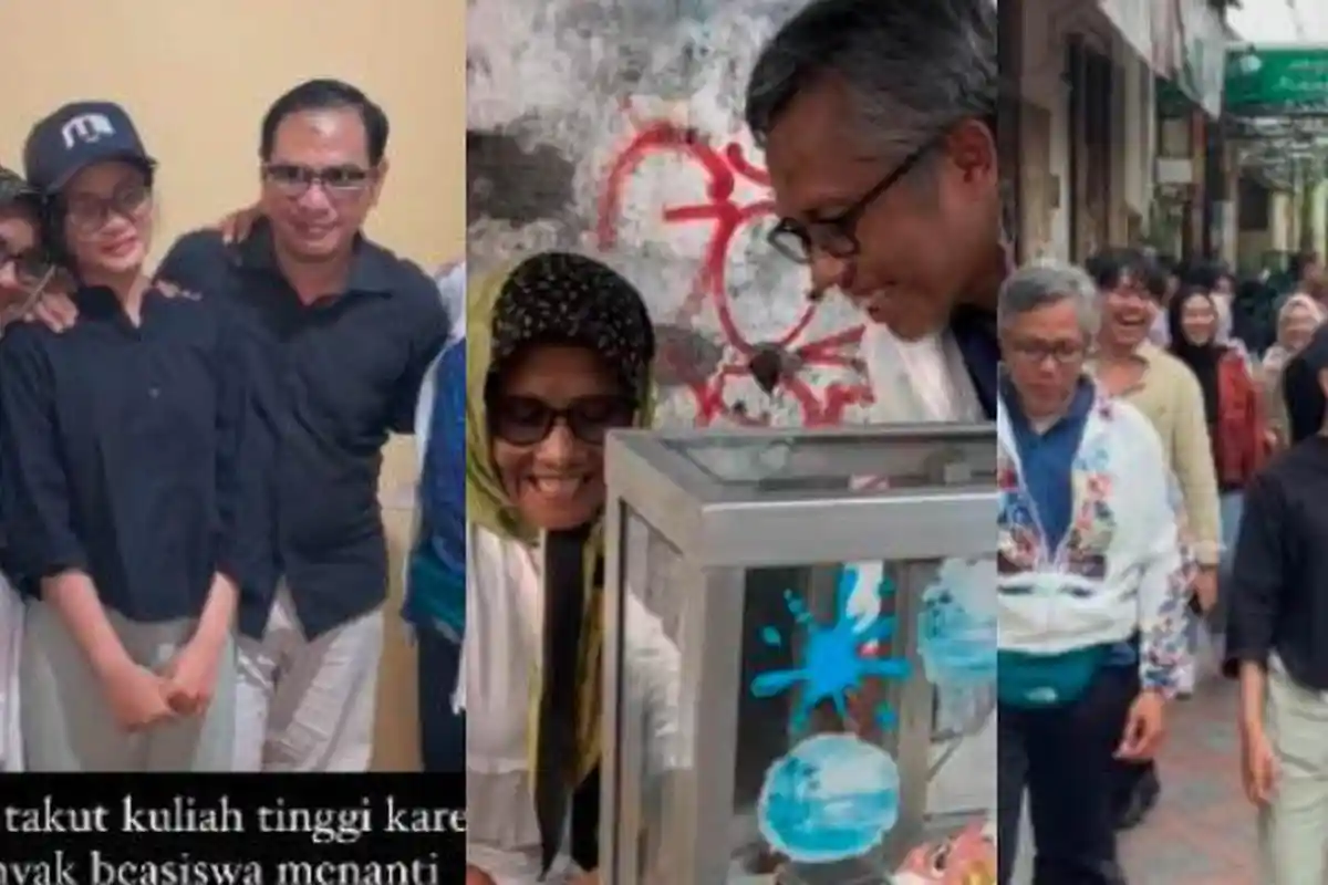 2 Anaknya Diterima Kuliah di ITB, Santi Tukang Sepuh Emas Nangis Rektor Datangi Tempat Kerjanya