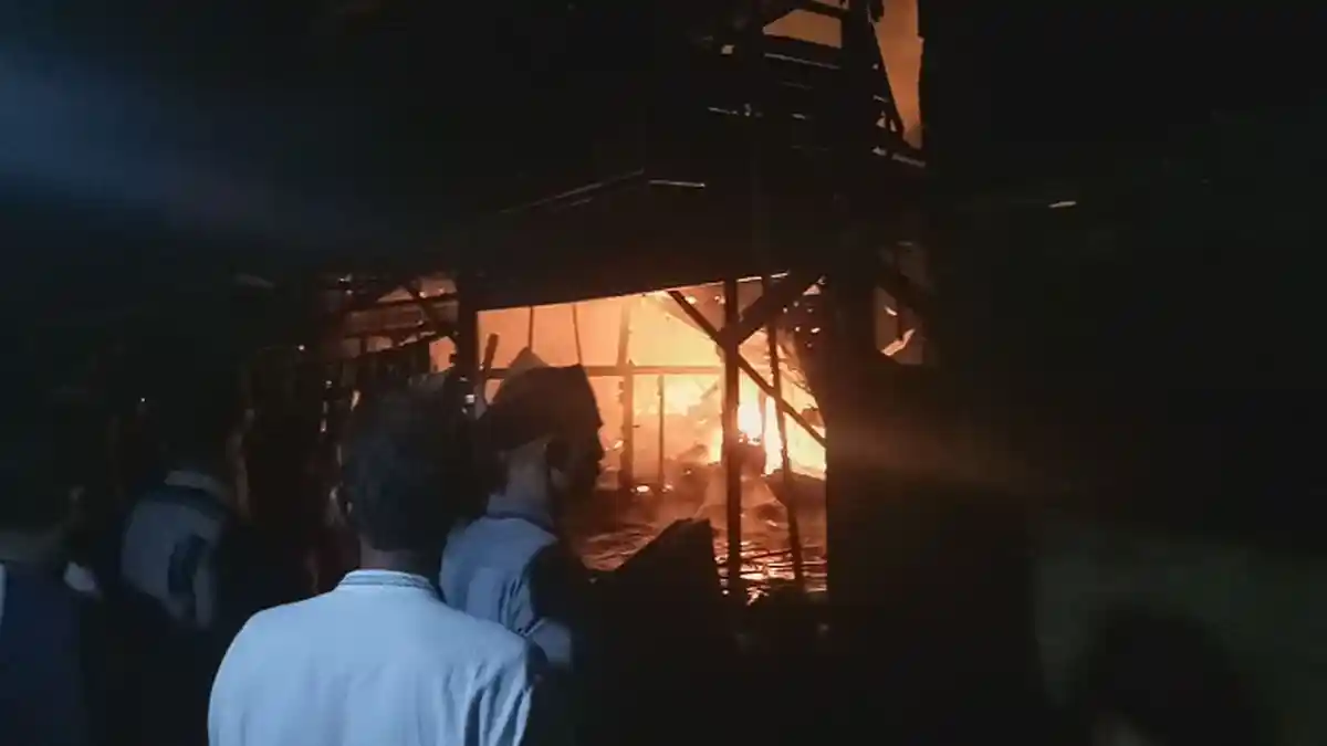 Kebakaran di Kotafajar Diduga Akibat Mercon