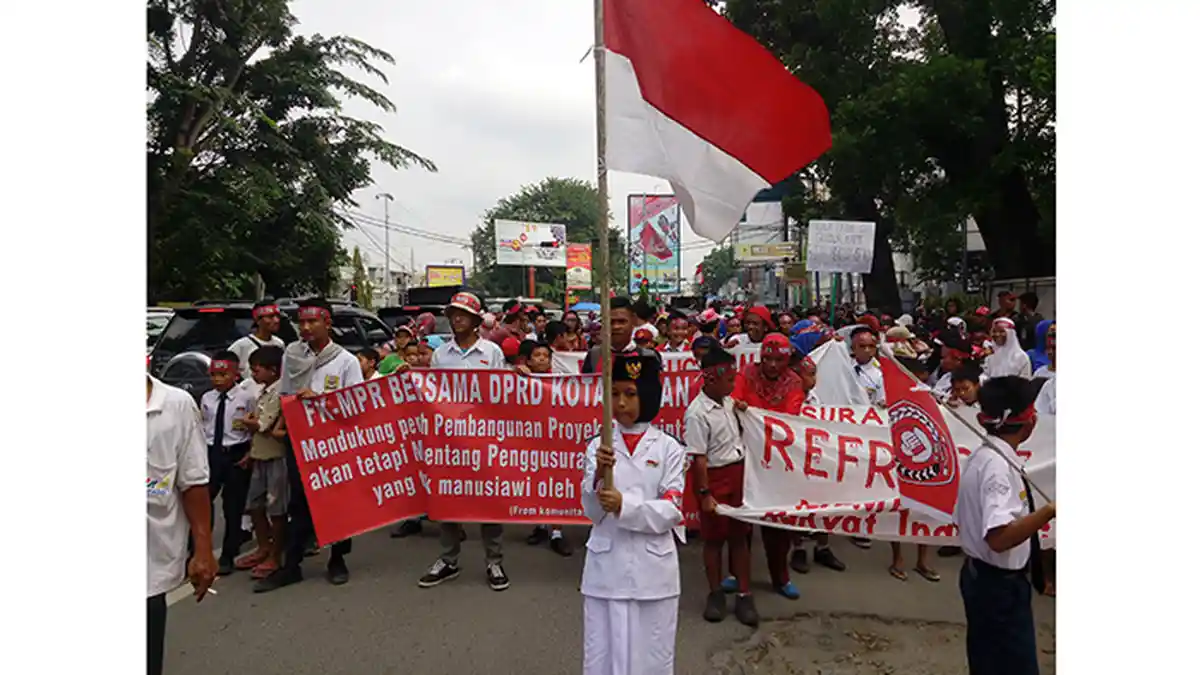 Massa FK-MPR Sebut PT KAI Pengecut