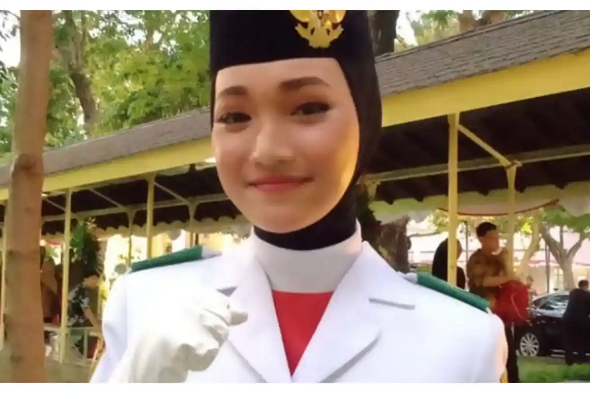 Sosok Indrian Puspita, Gadis Asal Aceh yang Jadi Pembawa Bendera di Istana, Bercita-cita Masuk Akpol