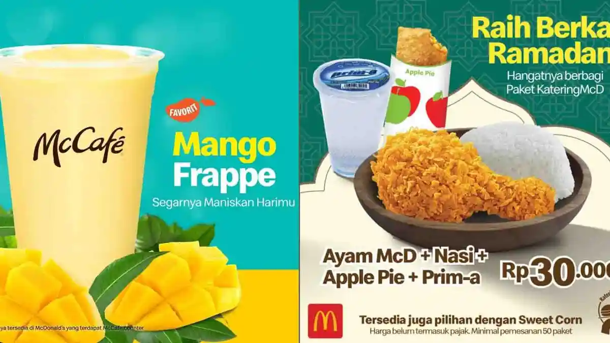 Katering! Promo McD di April 2022, Dapatkan Ayam McD + Nasi + Apple Pie + Prim-a Rp 30 Ribuan