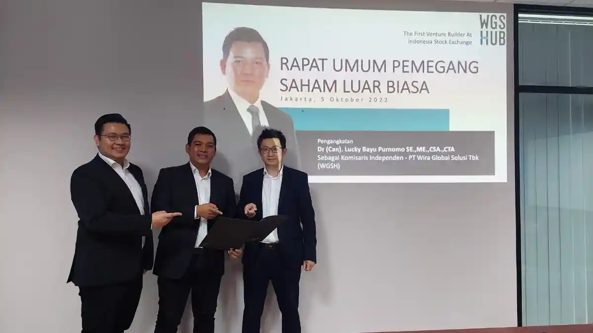 Lucky Bayu Purnomo Diangkat Jadi Komisaris Independen WGSH