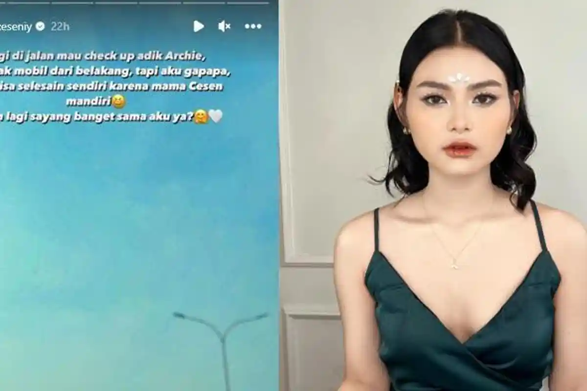 Periksa Kehamilan, Mobil Istri Marshel Widianto Ditabrak, Cesen Beber Kondisi: Selesaiin Sendiri