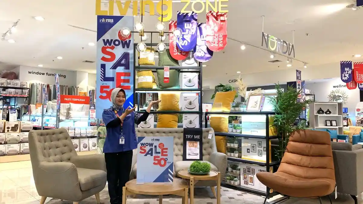 Promo Hari Ini: Belanja Furniture di Informa Amplaz Gratis Sofabed Hingga Voucher Belanja