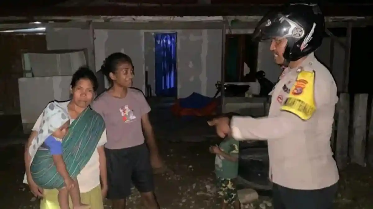 Polsek Sasitamean Gelar Patroli Dialogis, Imbau Warga Waspada Curanmor