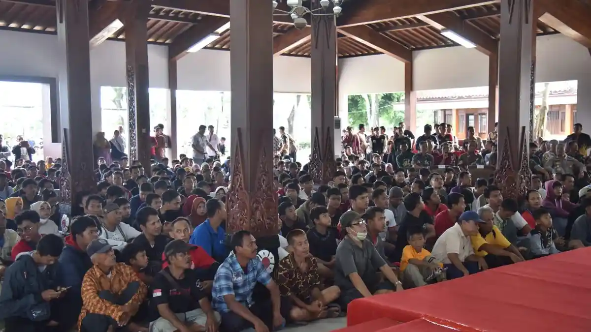 Animo Warga Tinggi, Nobar Laga Indonesia Vs Bahrain Bakal Digelar di Pendopo Kebumen