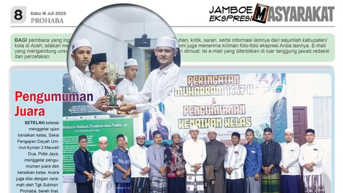 Jamboe Ekspresi Masyarakat Edisi Rabu 16 Juli 2025